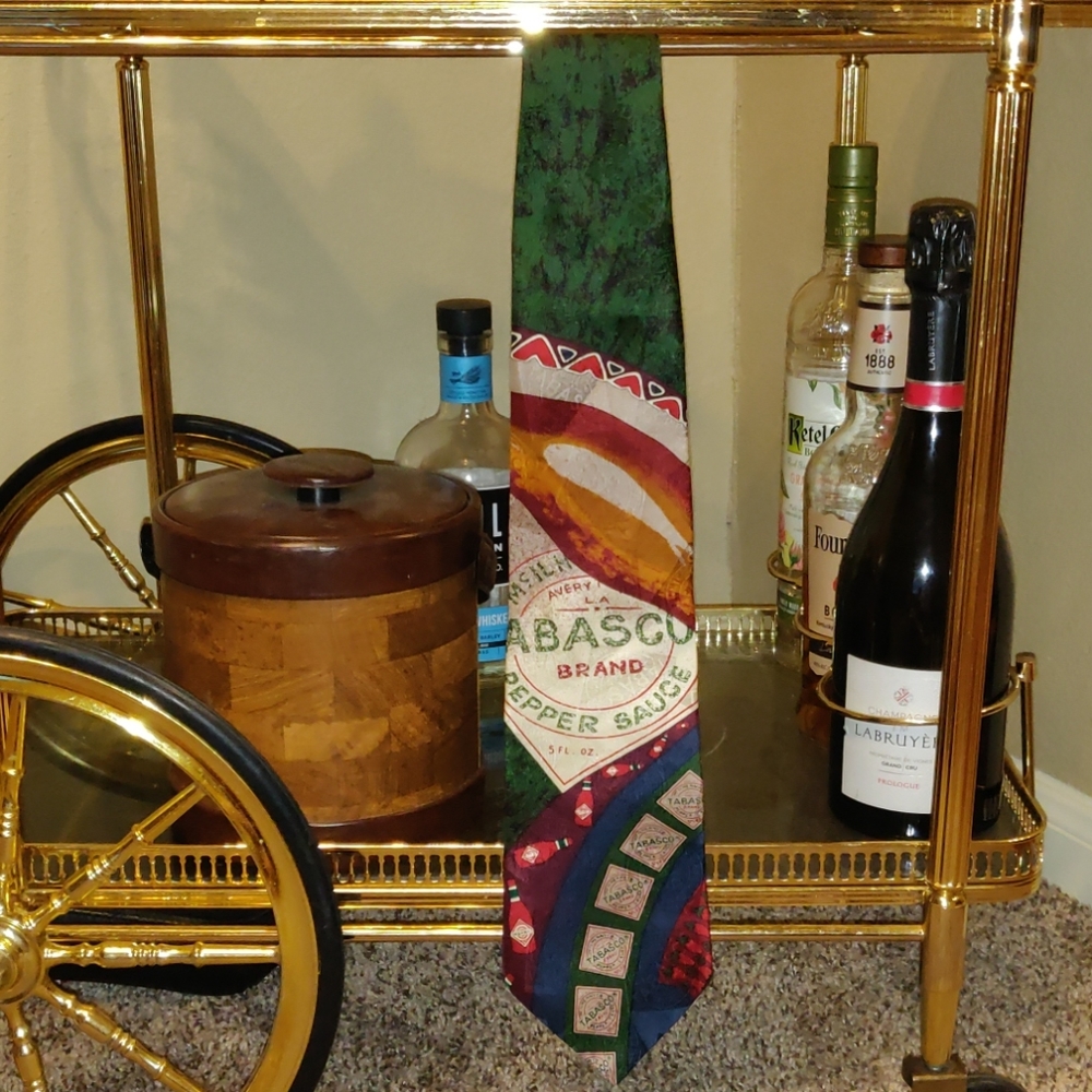 Vintage Tabasco silk tie